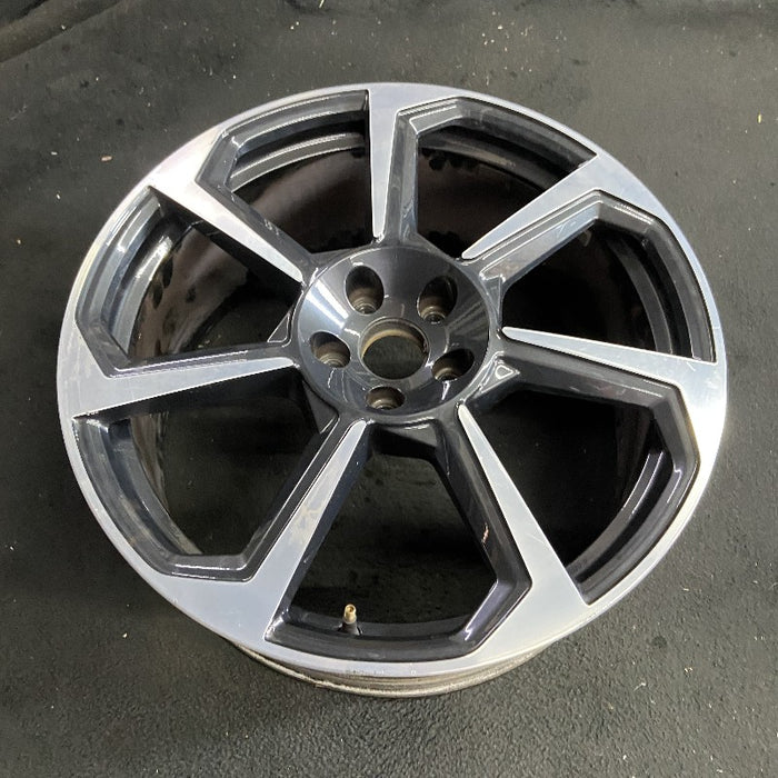 20" AUDI TT 18 20x9 alloy 7 spoke w/ inlay Original OEM Wheel Rim