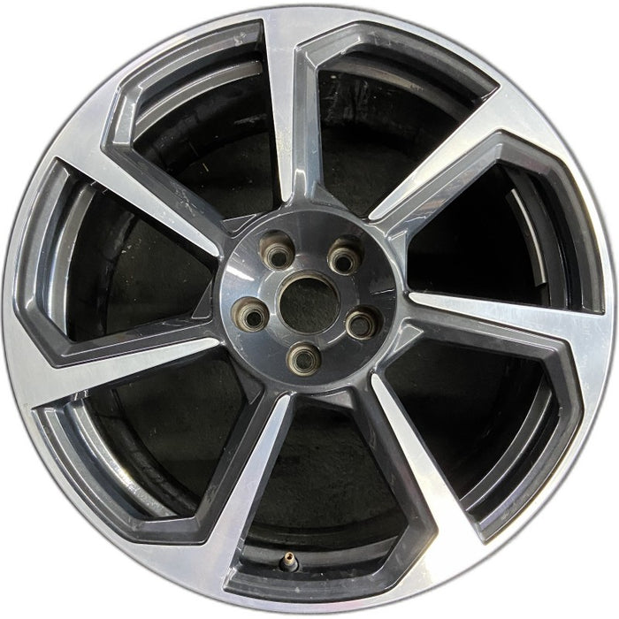 20" AUDI TT 18 20x9 alloy 7 spoke w/ inlay Original OEM Wheel Rim