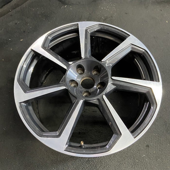 20" AUDI TT 18 20x9 alloy 7 spoke w/ inlay Original OEM Wheel Rim