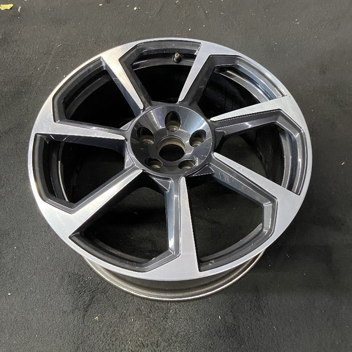 20" AUDI TT 18 20x9 alloy 7 spoke w/ inlay Original OEM Wheel Rim