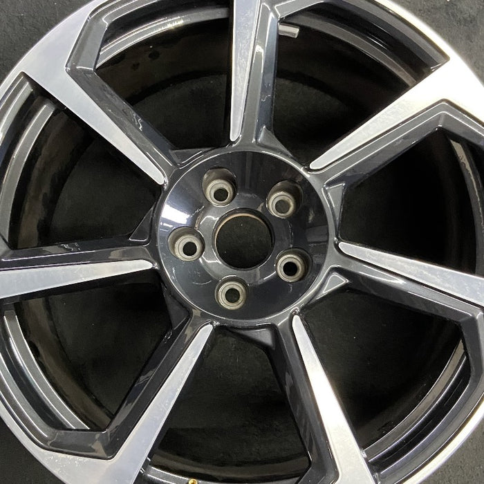 20" AUDI TT 18 20x9 alloy 7 spoke w/ inlay Original OEM Wheel Rim