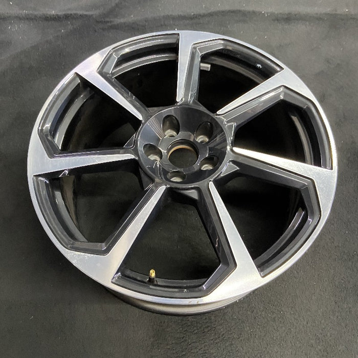 20" AUDI TT 18 20x9 alloy 7 spoke w/ inlay Original OEM Wheel Rim