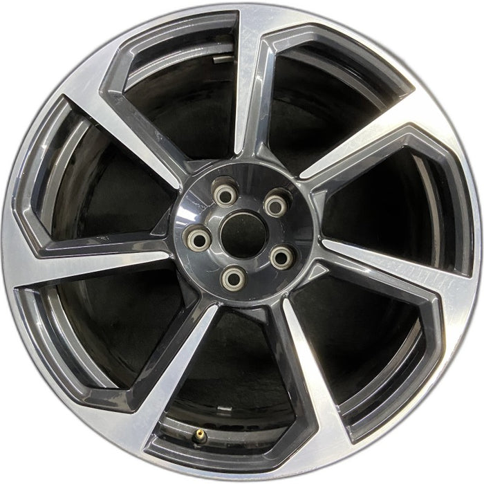 20" AUDI TT 18 20x9 alloy 7 spoke w/ inlay Original OEM Wheel Rim