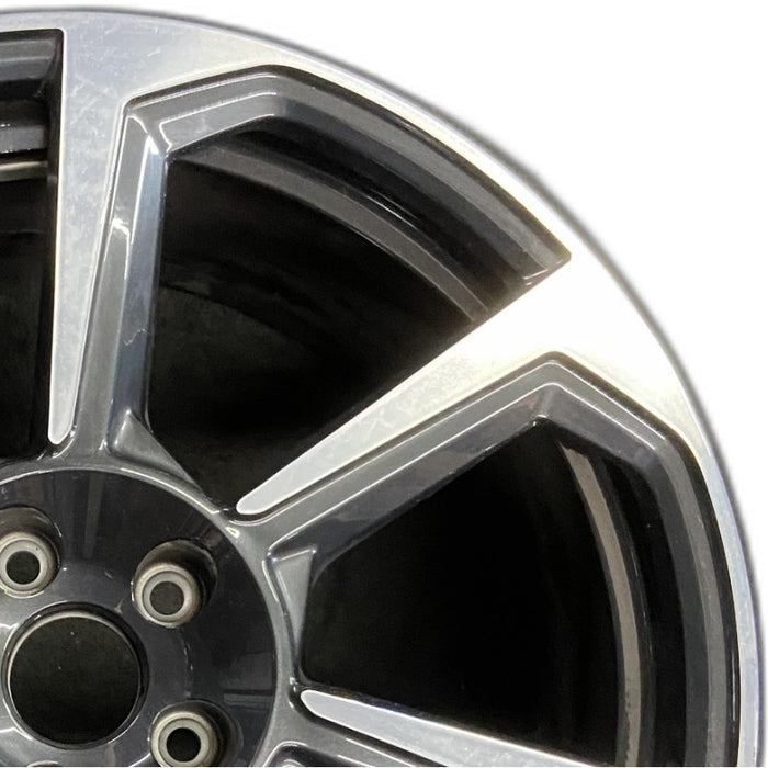 20" AUDI TT 18 20x9 alloy 7 spoke w/ inlay Original OEM Wheel Rim