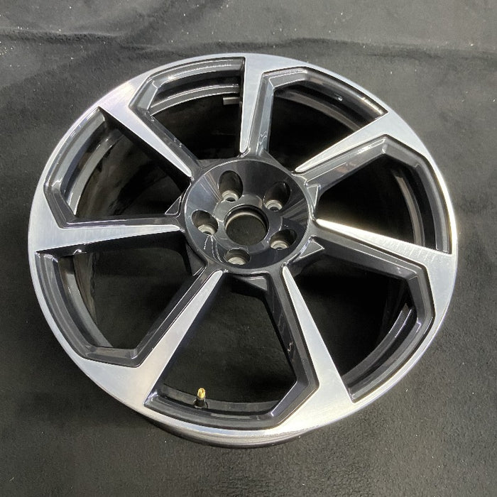 20" AUDI TT 18 20x9 alloy 7 spoke w/ inlay Original OEM Wheel Rim