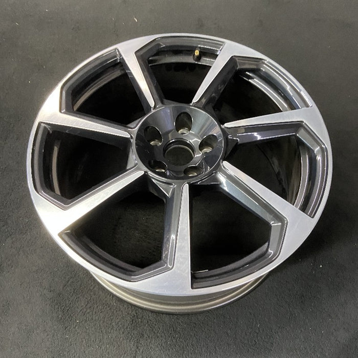 20" AUDI TT 18 20x9 alloy 7 spoke w/ inlay Original OEM Wheel Rim