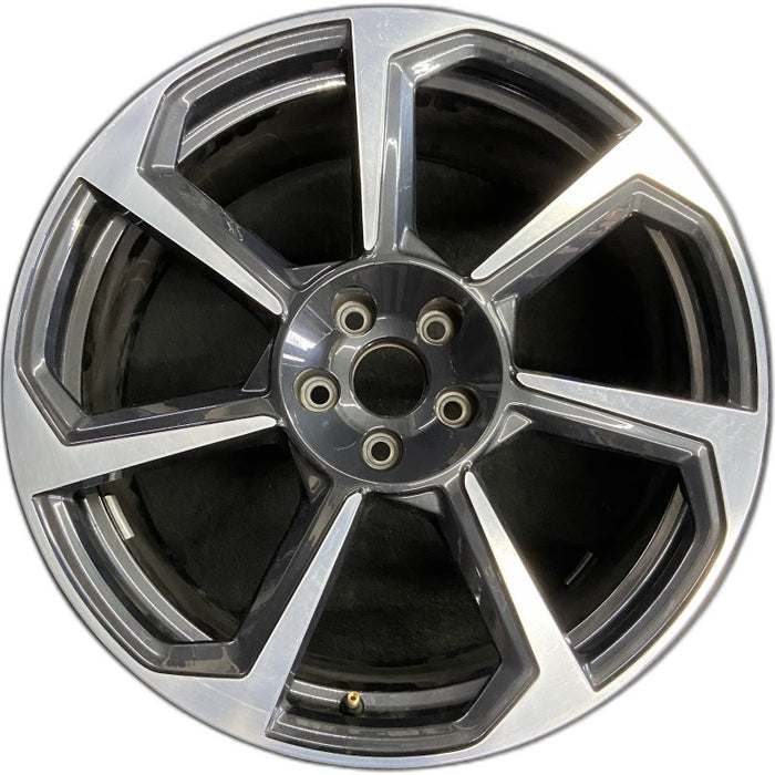 20" AUDI TT 18 20x9 alloy 7 spoke w/ inlay Original OEM Wheel Rim