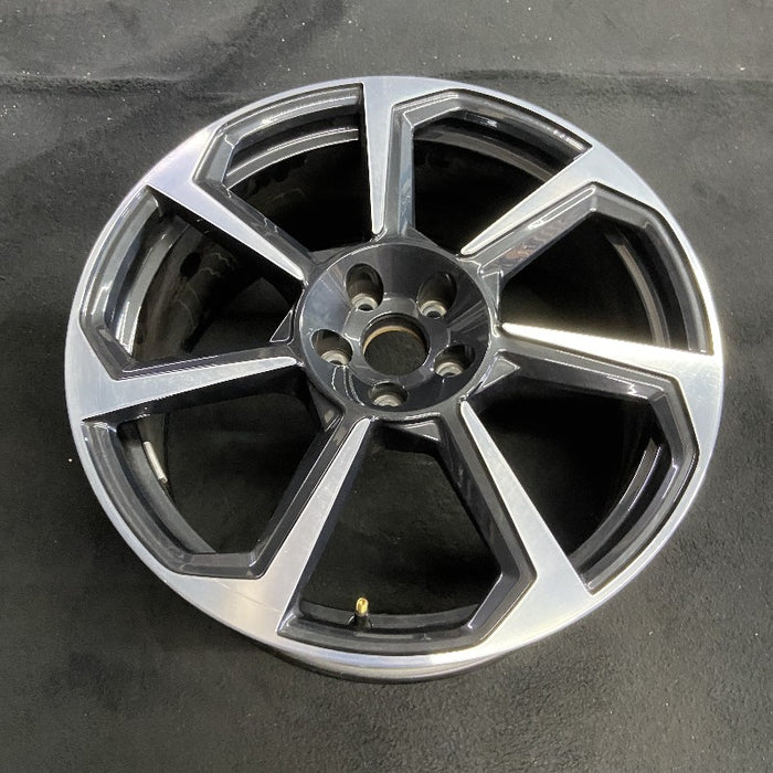 20" AUDI TT 18 20x9 alloy 7 spoke w/ inlay Original OEM Wheel Rim