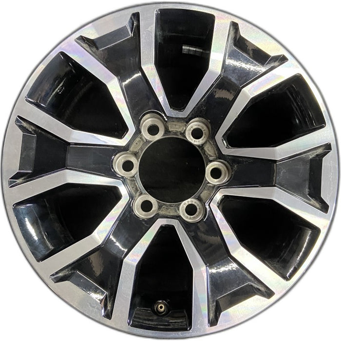 17" TACOMA 20-23 17x7.5 alloy 6 spoke machined black Original OEM Wheel Rim