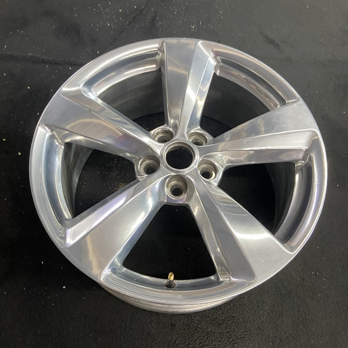 19" MUSTANG 18 19x8.5 aluminum 5 spoke polished Original OEM Wheel Rim