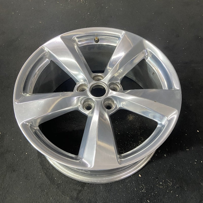 19" MUSTANG 18 19x8.5 aluminum 5 spoke polished Original OEM Wheel Rim