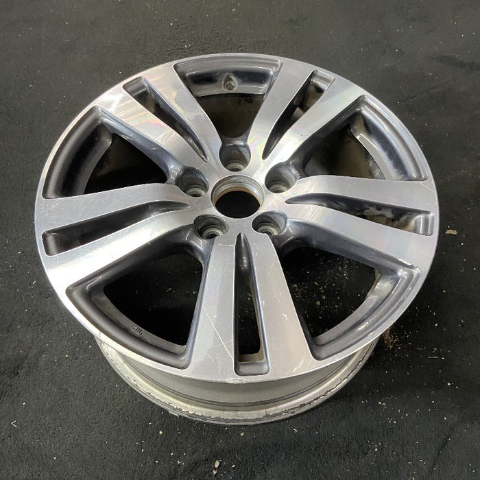 18" PILOT 16-18 18x8 alloy 5 double spoke factory installed machined face Original OEM Wheel Rim