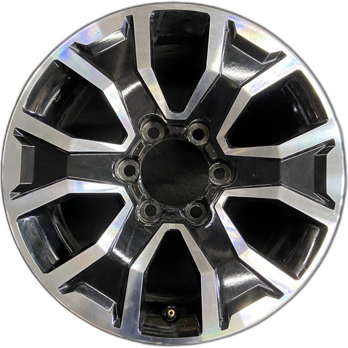 17" TACOMA 20-23 17x7.5 alloy 6 spoke machined black Original OEM Wheel Rim