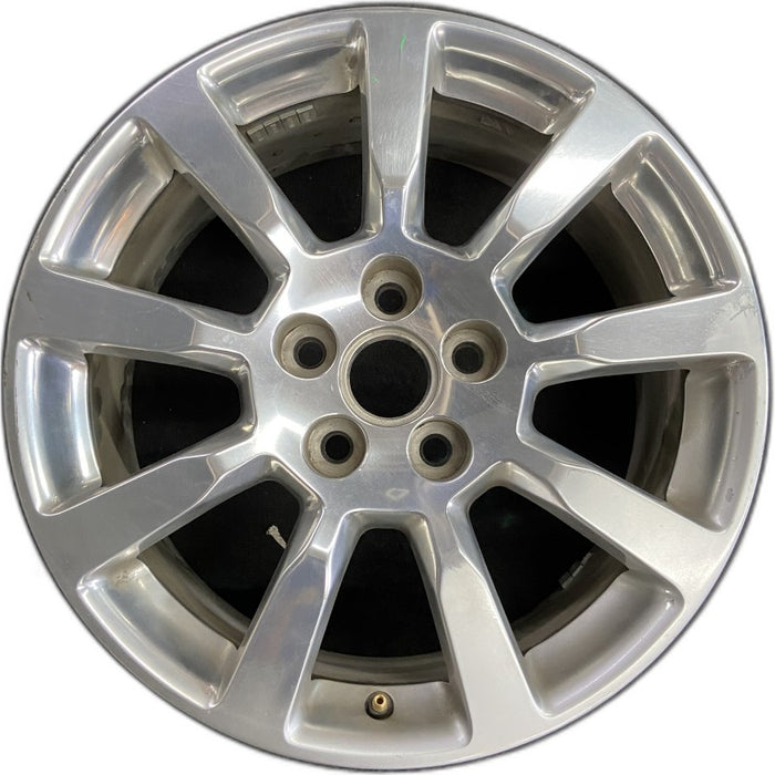 18" CTS 08 18x8.5 alloy 9 spoke polished opt P63 Original OEM Wheel Rim