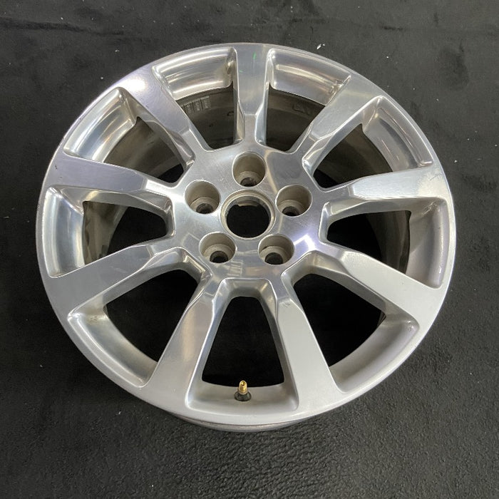 18" CTS 08 18x8.5 alloy 9 spoke polished opt P63 Original OEM Wheel Rim