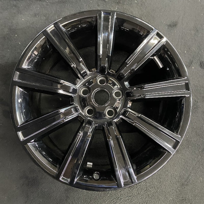 21" RANGE ROVER 17 alloy 21x9.5 9 spoke gloss black Original OEM Wheel Rim