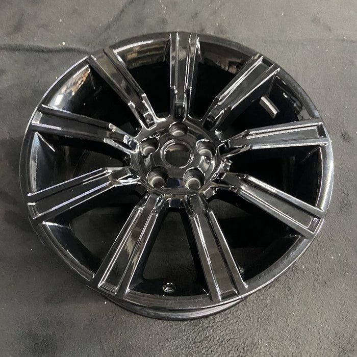 21" RANGE ROVER 17 alloy 21x9.5 9 spoke gloss black Original OEM Wheel Rim