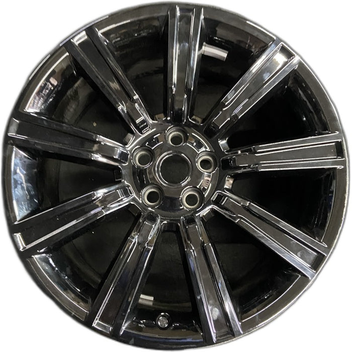 21" RANGE ROVER 17 alloy 21x9.5 9 spoke gloss black Original OEM Wheel Rim