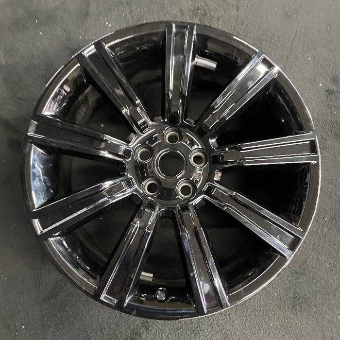 21" RANGE ROVER 17 alloy 21x9.5 9 spoke gloss black Original OEM Wheel Rim