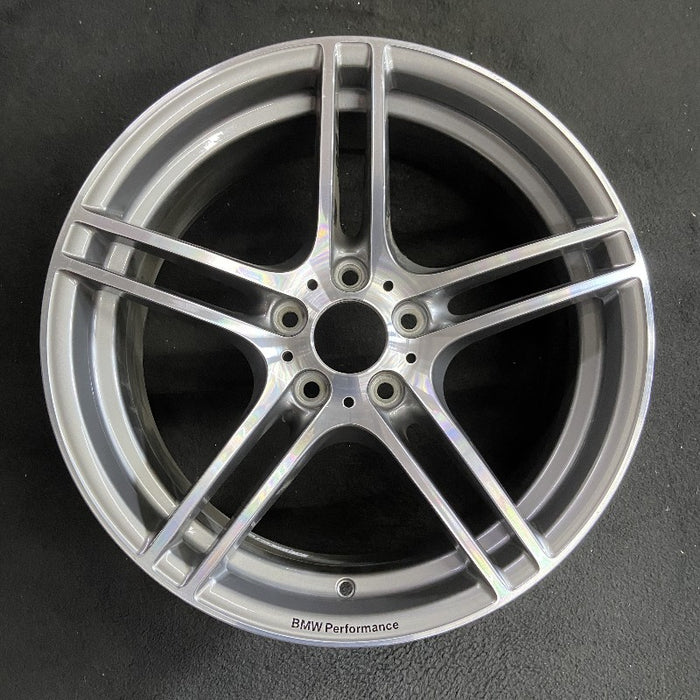 19" BMW 323i 08-12 19x8 alloy frt 5 spoke split spoke finish Original OEM Wheel Rim