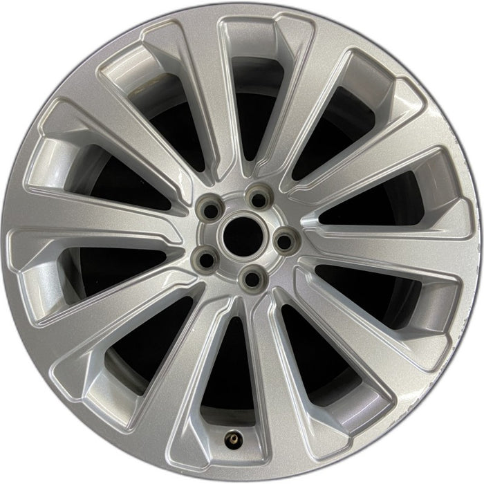 20" VELAR 18 20x8.5 alloy 10 spoke silver Original OEM Wheel Rim