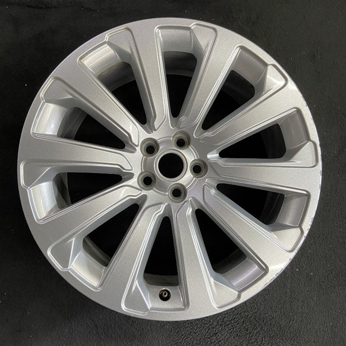 20" VELAR 18 20x8.5 alloy 10 spoke silver Original OEM Wheel Rim