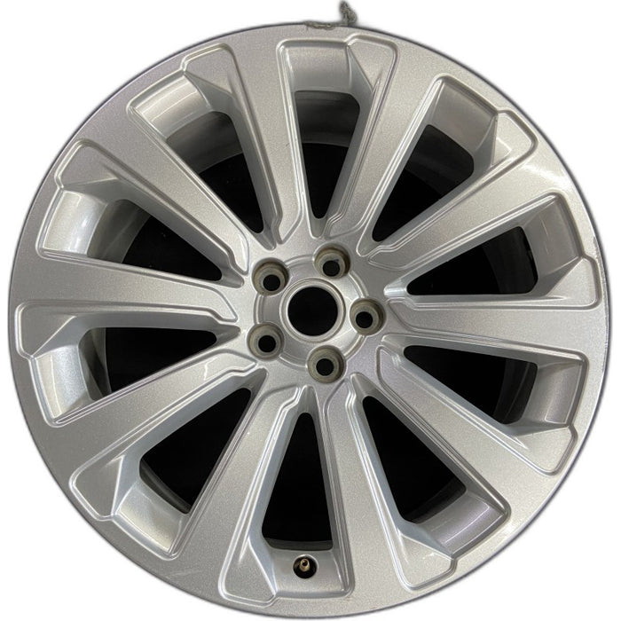 20" VELAR 18 20x8.5 alloy 10 spoke silver Original OEM Wheel Rim