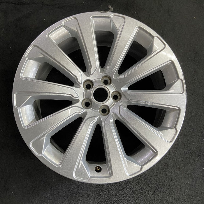 20" VELAR 18 20x8.5 alloy 10 spoke silver Original OEM Wheel Rim