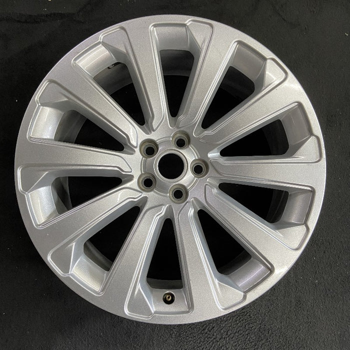 20" VELAR 18 20x8.5 alloy 10 spoke silver Original OEM Wheel Rim