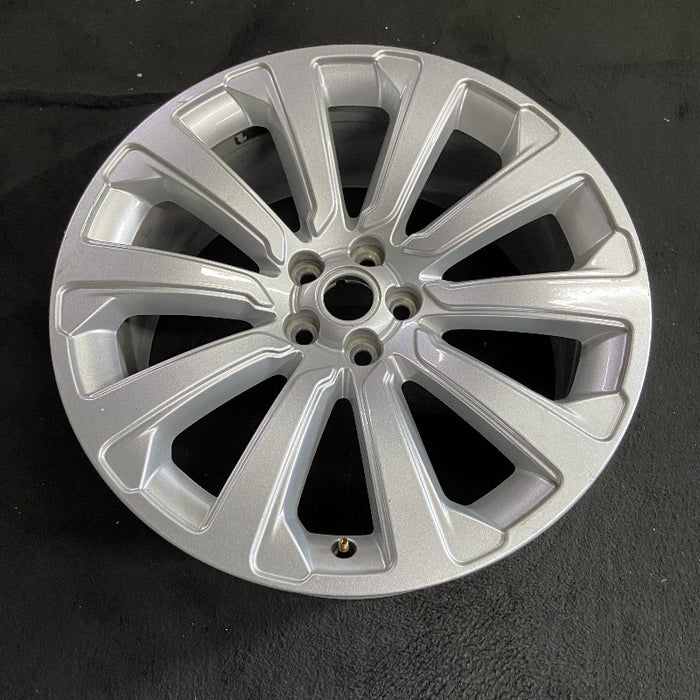 20" VELAR 18 20x8.5 alloy 10 spoke silver Original OEM Wheel Rim