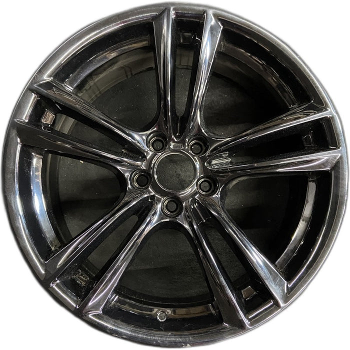 20" BMW 535i GT 10-17 20x8.5 alloy frt 10 spoke 5 double spoke peaked spoke edge Original OEM Wheel Rim