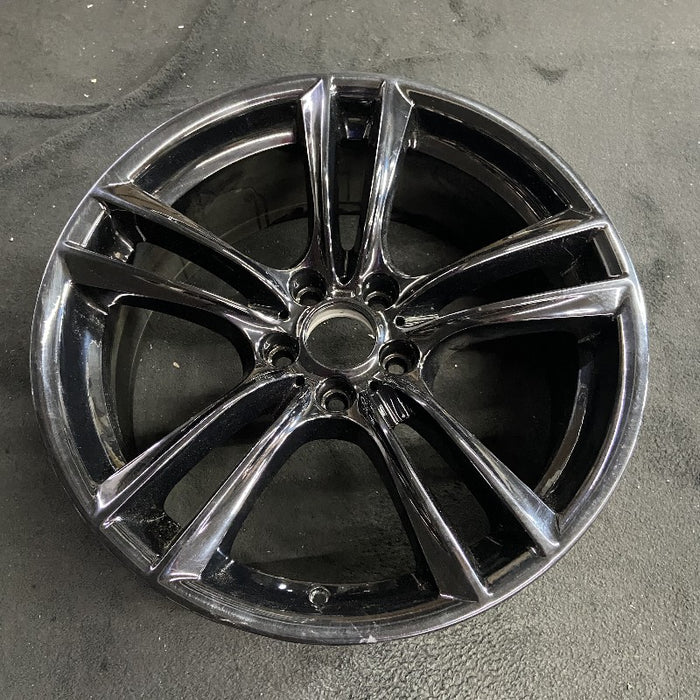 20" BMW 535i GT 10-17 20x8.5 alloy frt 10 spoke 5 double spoke peaked spoke edge Original OEM Wheel Rim