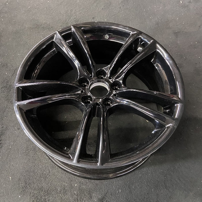 20" BMW 535i GT 10-17 20x8.5 alloy frt 10 spoke 5 double spoke peaked spoke edge Original OEM Wheel Rim