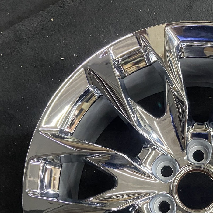 22" SIERRA 1500 PICKUP 23 22x9 raised spoke 12 spoke chrome opt SSI Original OEM Wheel Rim