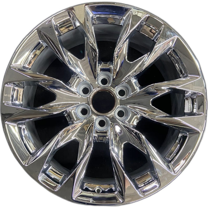 22" SIERRA 1500 PICKUP 23 22x9 raised spoke 12 spoke chrome opt SSI Original OEM Wheel Rim