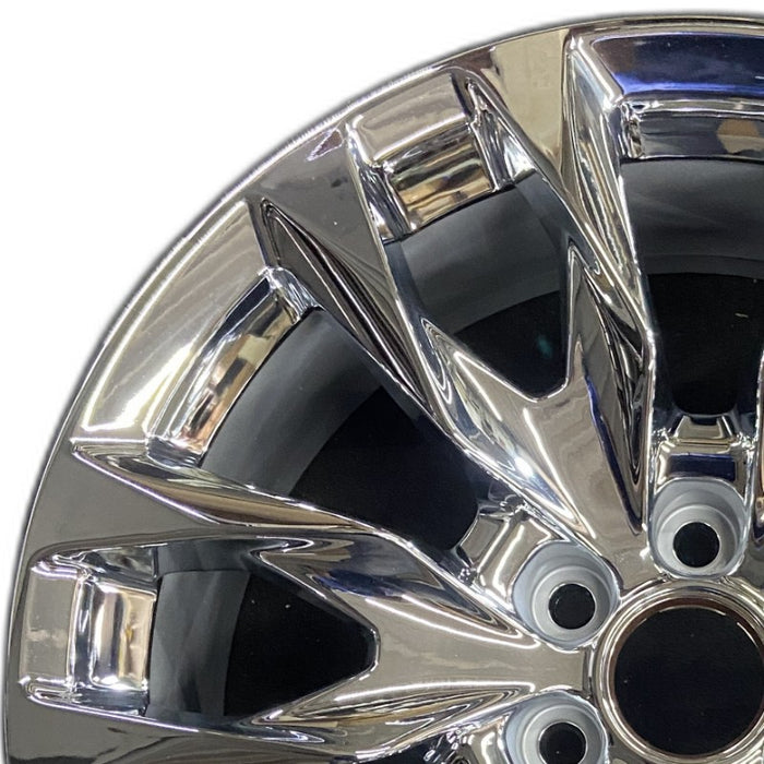 22" SIERRA 1500 PICKUP 23 22x9 raised spoke 12 spoke chrome opt SSI Original OEM Wheel Rim