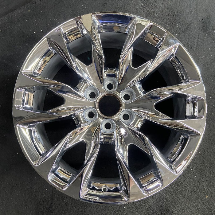 22" SIERRA 1500 PICKUP 23 22x9 raised spoke 12 spoke chrome opt SSI Original OEM Wheel Rim