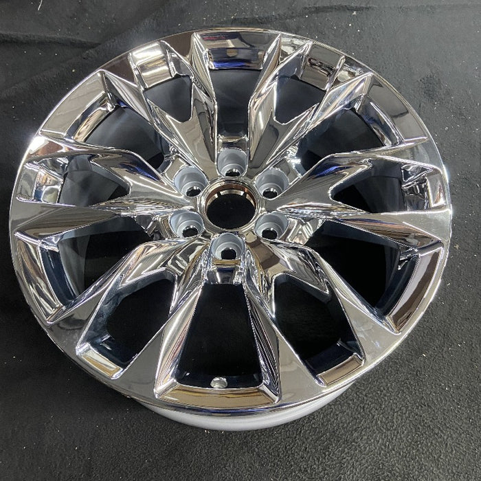 22" SIERRA 1500 PICKUP 23 22x9 raised spoke 12 spoke chrome opt SSI Original OEM Wheel Rim