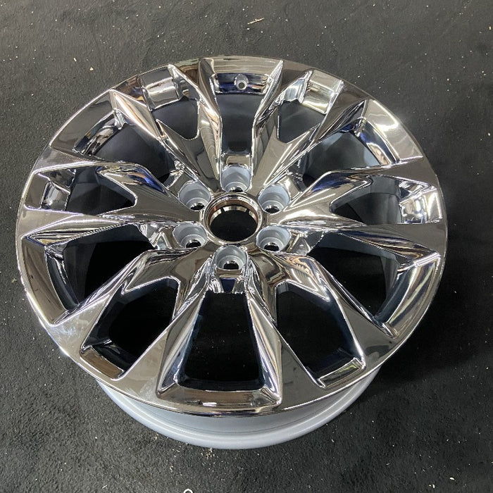 22" SIERRA 1500 PICKUP 23 22x9 raised spoke 12 spoke chrome opt SSI Original OEM Wheel Rim