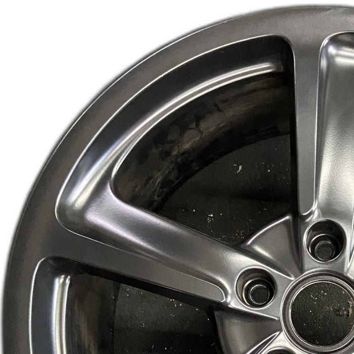 20" PORSCHE 911 14-16 991 model 96.5" WB 20x9 frt w/o central locking hub; 5 spoke raised spokes Original OEM Wheel Rim