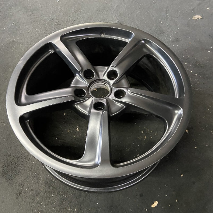 20" PORSCHE 911 14-16 991 model 96.5" WB 20x9 frt w/o central locking hub; 5 spoke raised spokes Original OEM Wheel Rim