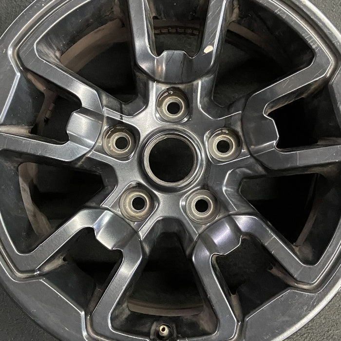 17" DODGE 1500 PICKUP 17-18 17x8 aluminum black Original OEM Wheel Rim