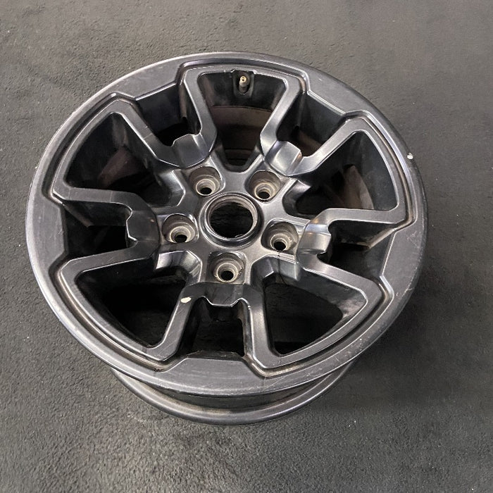17" DODGE 1500 PICKUP 17-18 17x8 aluminum black Original OEM Wheel Rim