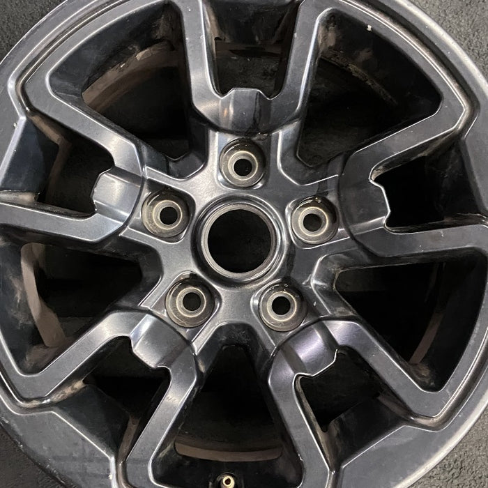 17" DODGE 1500 PICKUP 17-18 17x8 aluminum black Original OEM Wheel Rim