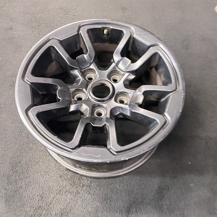 17" DODGE 1500 PICKUP 17-18 17x8 aluminum black Original OEM Wheel Rim
