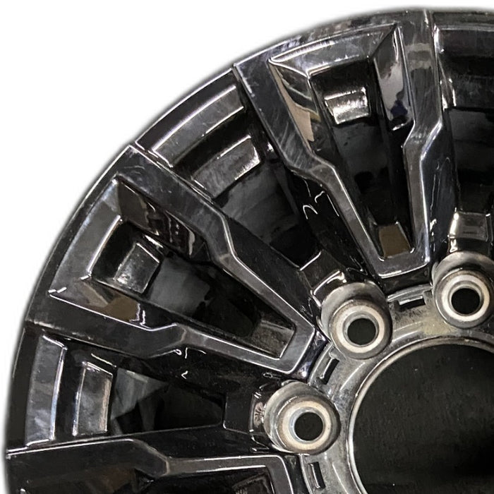 18" SILVERADO 2500 PICKUP 21-24 18x8 aluminum gloss black opt PTW Original OEM Wheel Rim