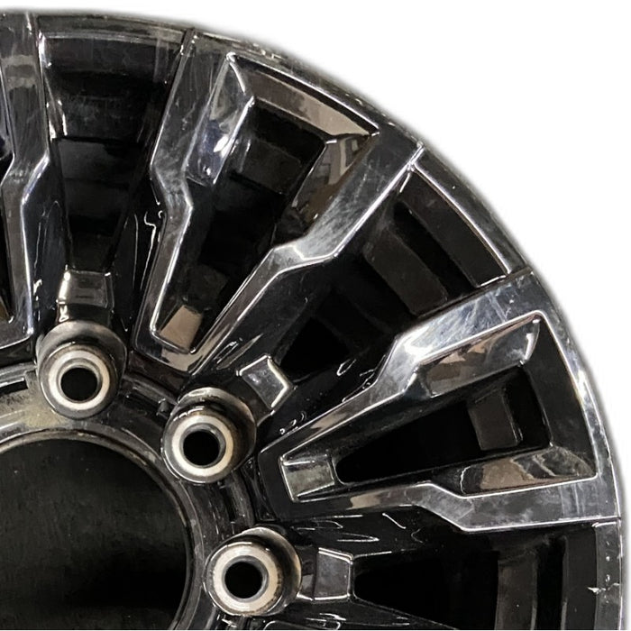 18" SILVERADO 2500 PICKUP 21-24 18x8 aluminum gloss black opt PTW Original OEM Wheel Rim