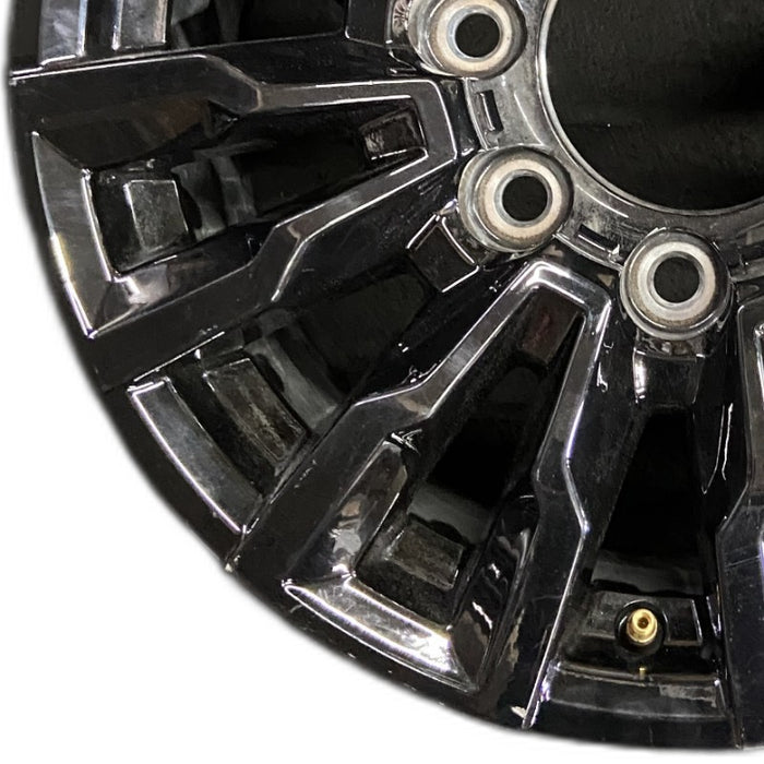 18" SILVERADO 2500 PICKUP 21-24 18x8 aluminum gloss black opt PTW Original OEM Wheel Rim