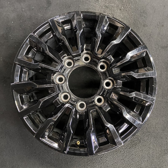 18" SILVERADO 2500 PICKUP 21-24 18x8 aluminum gloss black opt PTW Original OEM Wheel Rim