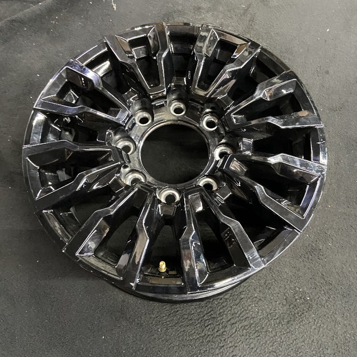 18" SILVERADO 2500 PICKUP 21-24 18x8 aluminum gloss black opt PTW Original OEM Wheel Rim